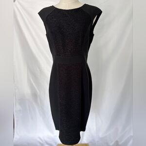 London Times Sheath Cocktail Dress Little Black Dress Size 6